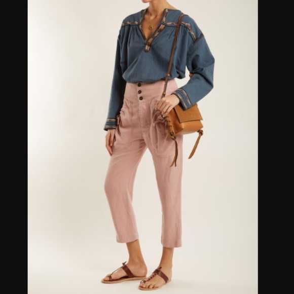 Isabel Marant Étoile Weaver High Rise Pant Size 4 - Picture 4 of 8